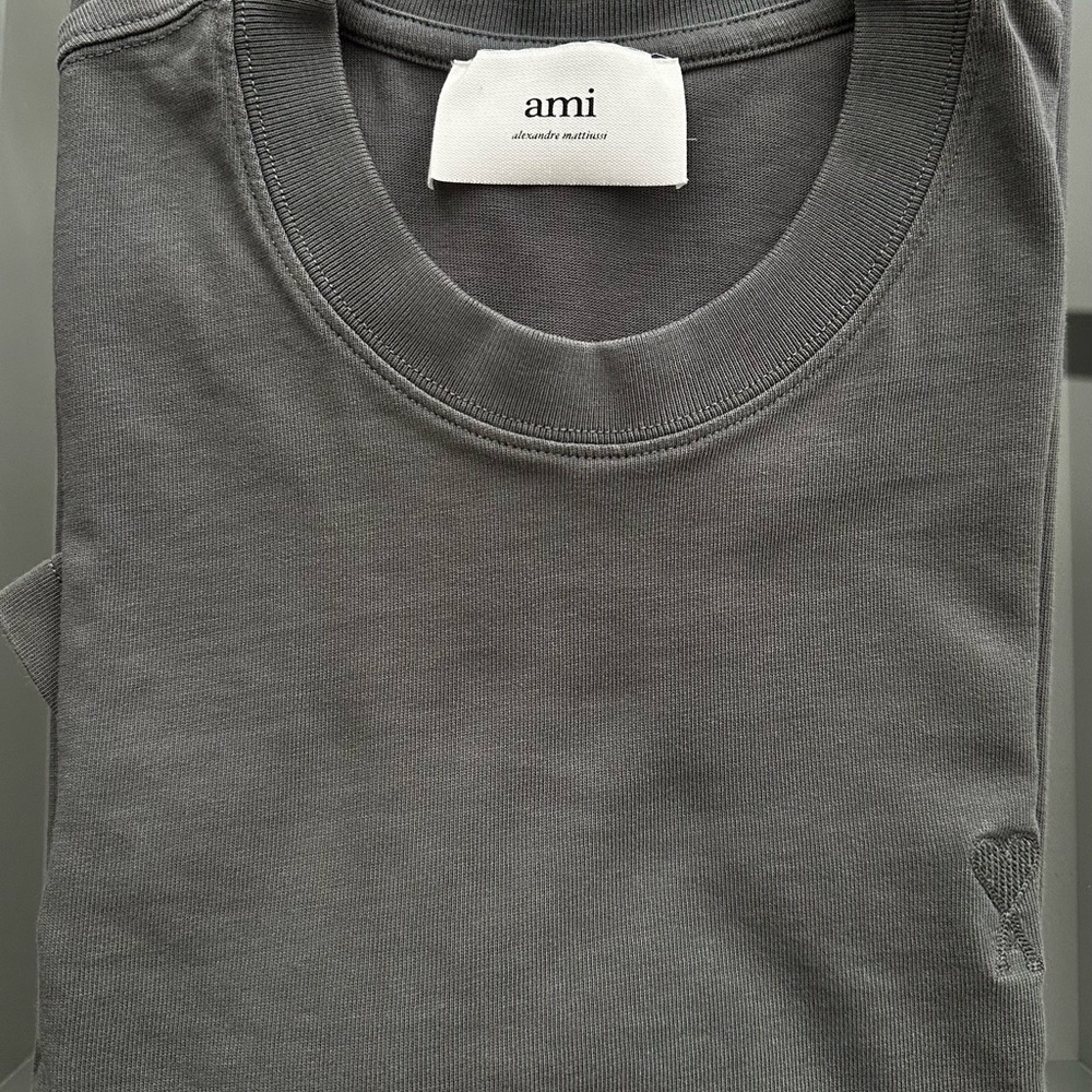Ami Men's Gray Shirt